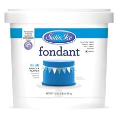 Satin Ice Fondant Blue 2#