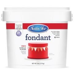 Satin Ice Fondant Red 5#