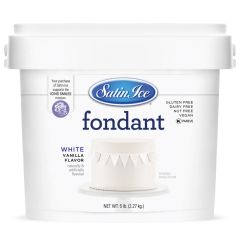 Satin Ice Fondant White 5#