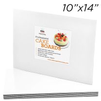 10x14 Rectangle Coated Cakeboard, 6 ct