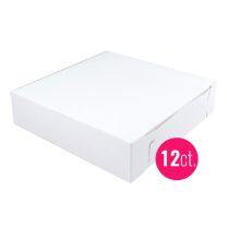 12x12x2 1/2 White Cake Box, 12 ct.