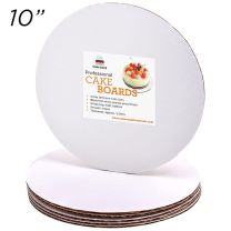 10" Round Coated Cakeboard, 12 ct