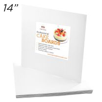 14" Square Coated Cakeboard, 12 ct