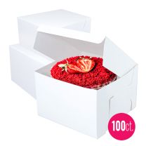 10x10x5 White Cake Box, 100 ct