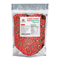 Red and Green Peppermint Candy Crunch, 5 LB. by Cake S.O.S