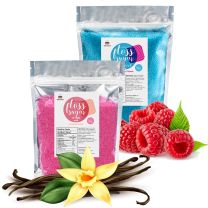 Floss Sugar Set - Blue Raspberry, Pink Vanilla, 16 oz.