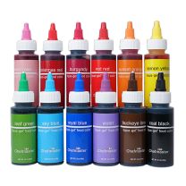 12-Color Liqua-Gel Cake Colors Kit, 2.3 oz bottles