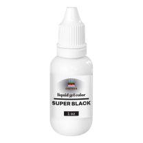 Liquid Gel Color - Super Black 1 oz.