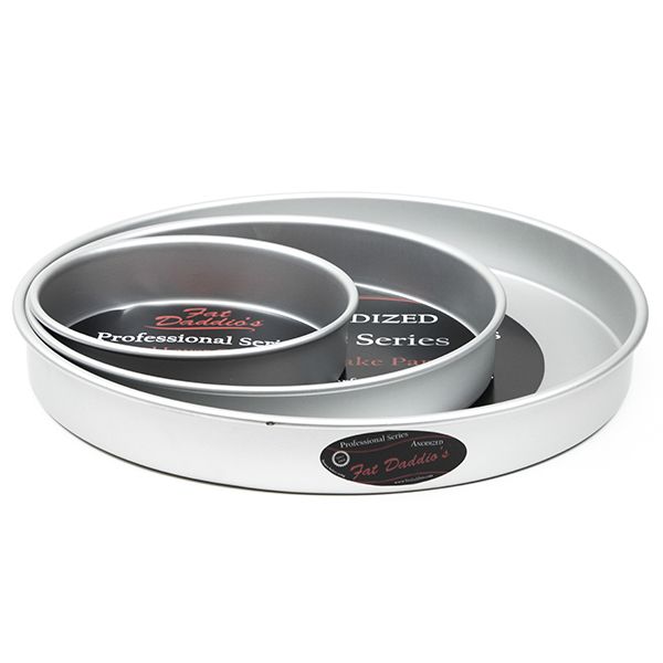 Fat Daddio's Anodized Aluminum Round Cake Pan 7-Inch x 2-Inch