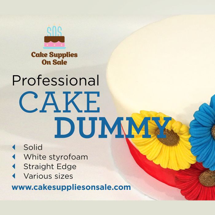 Foam Cake Dummies - 7x4 Round