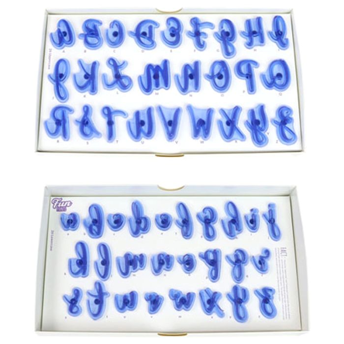 Classic Font Set, Alphabet Cookie Stamp, Cookie Decorating, Baking Supplies,  Font Stamp, Alphabet, Cookie Stamp, Cookie Cutter 