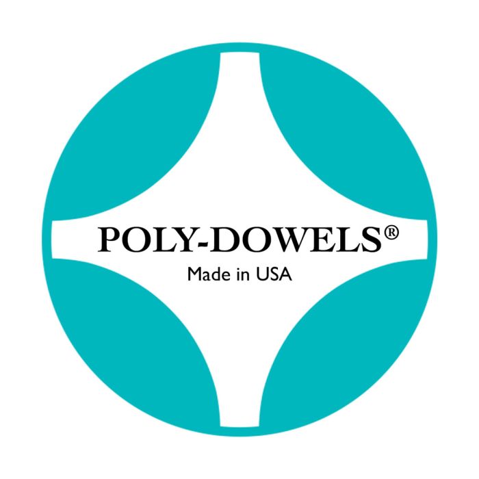 Poly-Dowels® Large White Round Cake Dowels - 16 tall x 5/8 d.