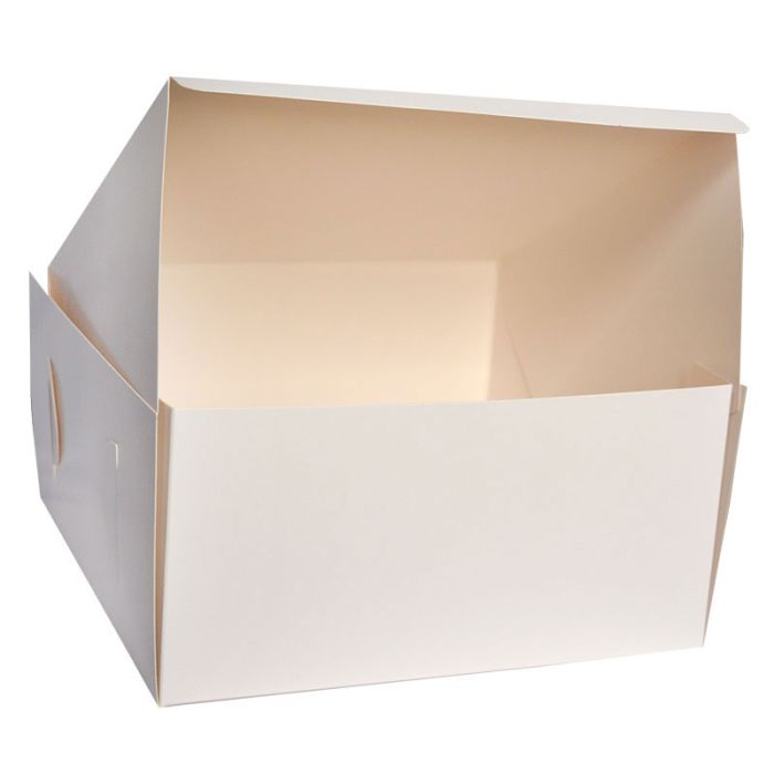 Get Bulk 10x10x5 Cake Boxes with Window, Cake Boards and Yellow